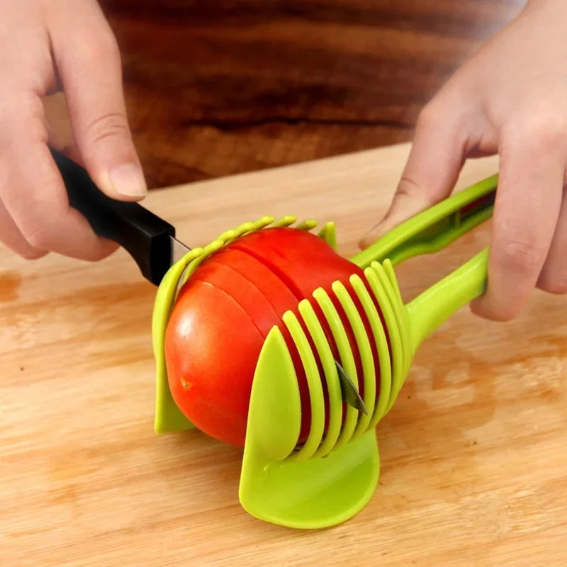 Stainless Steel Kitchen Handheld Orange Lemon Slicer Tomato egg extra