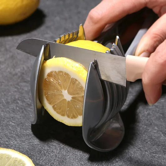 Stainless Steel Kitchen Handheld Orange Lemon Slicer Tomato egg extra