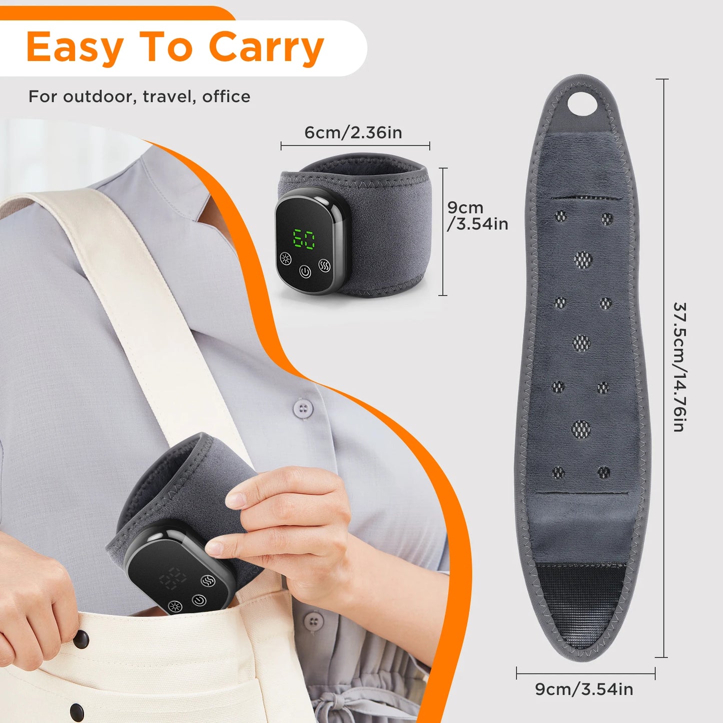 Hailicare Ankle & Hand Massager – Heat & Vibration Relief