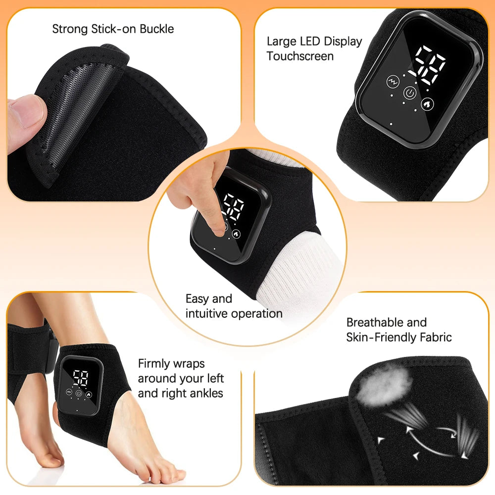 Hailicare Ankle & Hand Massager – Heat & Vibration Relief
