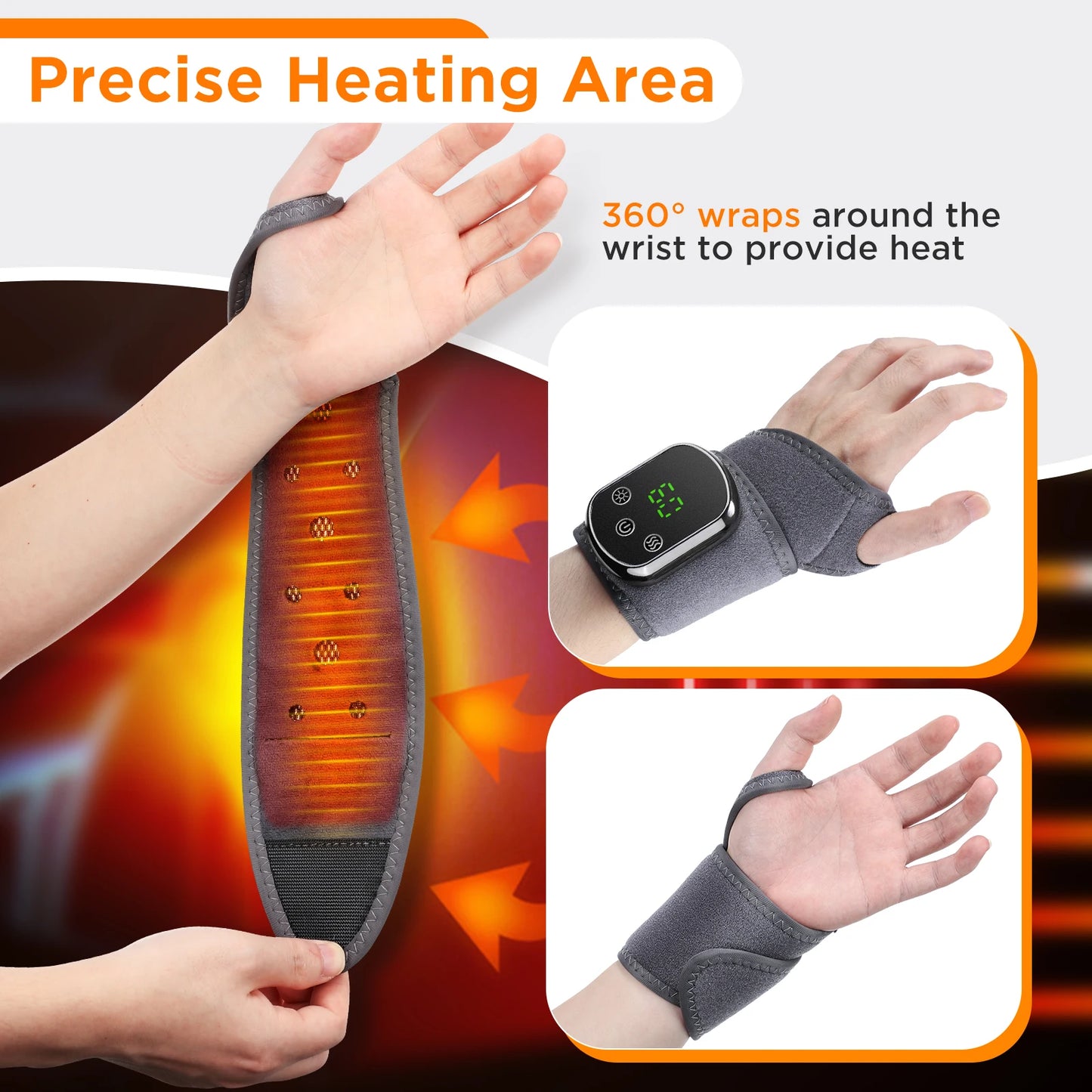 Hailicare Ankle & Hand Massager – Heat & Vibration Relief