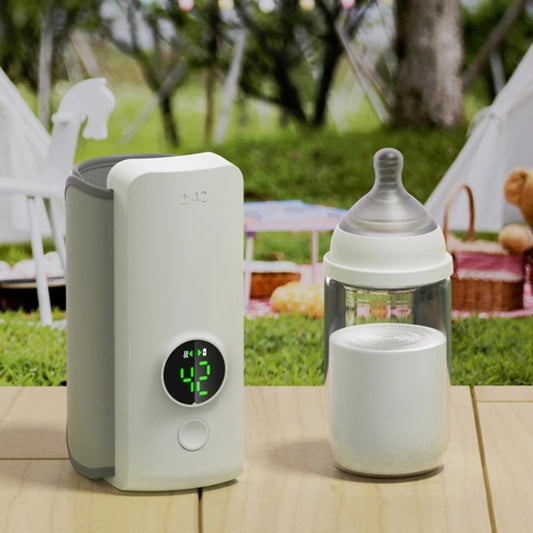 Portable cordless baby bottle warmer